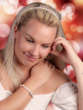 Last inn bildet i Galleri-visningsprogrammet, Hårbøyle i ekte ferskvannsperlrer