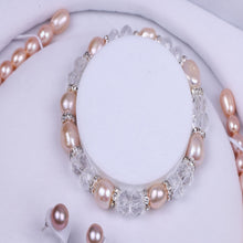 Last inn bildet i Galleri-visningsprogrammet, Hårbøyle i ekte ferskvannsperlrer