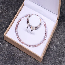 Last inn bildet i Galleri-visningsprogrammet, Hårbøyle i ekte ferskvannsperlrer