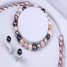 Last inn bildet i Galleri-visningsprogrammet, Hårbøyle i ekte ferskvannsperlrer