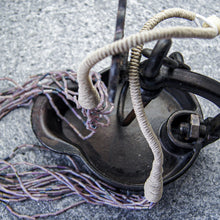 Last inn bildet i Galleri-visningsprogrammet, Kjede med Hyssing og Lange Glassperler - Sart Lilla