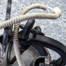 Last inn bildet i Galleri-visningsprogrammet, Kjede med Hyssing og Lange Glassperler - Sart Lilla