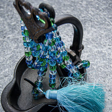 Last inn bildet i Galleri-visningsprogrammet, Langt Sommerkjede 120 cm med Turkis Dusk