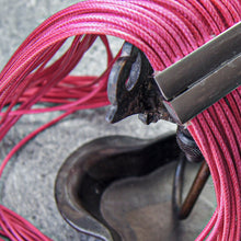 Last inn bildet i Galleri-visningsprogrammet, Kjede, fargerikt 36 rader med magnetlås, dyp rosa
